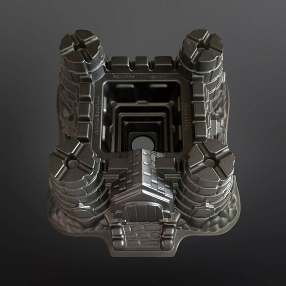 Nordic Ware Bundt Cake Pan Fairytale Cottage Silver Bundt Cake Pan 10 Cup - Picture 5 of 8